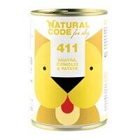 Natural Code Duck Rabbit And Potatoes Pate Wet Dog Food - 400G