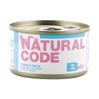 Natural Code Kitten Baby Tuna And Chicken Wet Cat Food - 85G