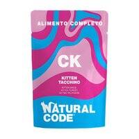Natural Code Kitten Turkey Complete Wet Cat Food - 70G