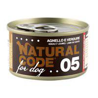 Natural Code Lamb And Vegetables Cooking Water Wet Dog Food - 90G