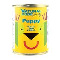 Natural Code Puppy 01 Chicken Rice And Apple Pate Wet Dog Food - 400G