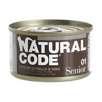 Natural Code Senior 01 Chicken Flakes Wet Cat Food - 85G