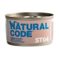 Natural Code Steril 04 Tuna And Anchovies Wet Cat Food - 85G