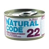 Natural Code Tuna And Beef Liver Soft Jelly Wet Cat Food - 85G
