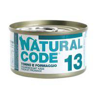 Natural Code Tuna And Cheese Cooking Water Wet Cat Food - 85G