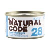 Natural Code Tuna And Mixed Seafood Soft Jelly Wet Cat Food - 85G