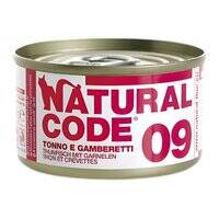 Natural Code Tuna And Shrimps Cooking Water Wet Cat Food - 85G