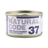 Natural Code Tuna Chicken And Squids Soft Jelly Wet Cat Food - 85G