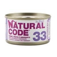 Natural Code Tuna Sea Bream And Apple Soft Jelly Wet Cat Food - 85G