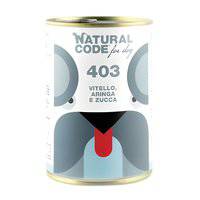 Natural Code Veal Herring And Pumpkin Pate Wet Dog Food - 400G