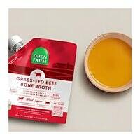 Open Farm Grass Fed Beef Bone Broth Meal Topper for Dogs And Cats 12OZ