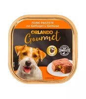 Orlando Gourmet Feine Pastete mit Geflügel & Gemüse Poultry & Vegetables 150g