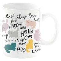 PetShop by Fringe Studio Chubby Cat Ceramic Mug 206099-1