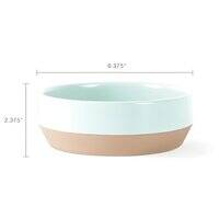 PetShop by Fringe Studio Live Bark Love Stoneware Beveled Bowl 204038-1