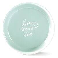 PetShop by Fringe Studio Live Bark Love Stoneware Beveled Bowl 204038-1