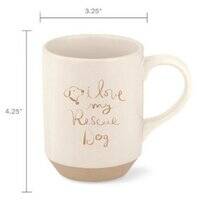 PetShop by Fringe Studio Love My Rescue Dog Stoneware Mug 204026-1