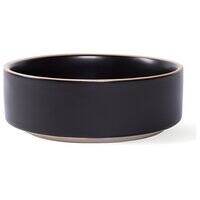 PetShop by Fringe Studio Minimal Deep Charcoal Pet Bowl 204576-1