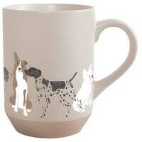 PetShop by Fringe Studio Pencil Dogs Stoneware Mug 206131-1