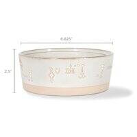 PetShop by Fringe Studio Tribal Marks Stoneware Bowl 204039-1