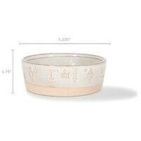PetShop by Fringe Studio Tribal Marks Stoneware Bowl 204039-1