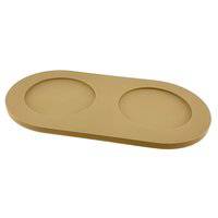 صينية تقديم مصنوعة من رمل بينو، لون بني جمل، صغيرة، 206473-1