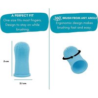 فرشاة أسنان أصابع الحيوانات الأليفة