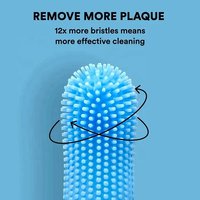 فرشاة أسنان أصابع الحيوانات الأليفة