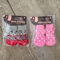 Slip Knitting Cat and Dog Socks