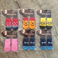 Slip Knitting Cat and Dog Socks