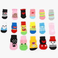 Slip Knitting Cat and Dog Socks