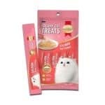 SMART HEART CREAMY CAT TREATS WET FOOD SALMON 15GMX4X12 73