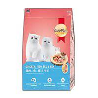 SMART HEART DRY CAT FOOD CHICKEN,FISH, EGG & MILK 7KG KITTEN 76