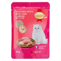 SMART HEART POUCH CHICKEN CHEESE 85G 87