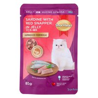 SMART HEART POUCH SARDINE WITH REDSNAPPER IN JELLY 85G 91
