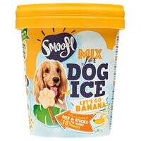Smoofl Banana Mix for Dog Ice with 10pcs Chew Sticks - 105G106359-1