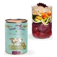 طعام الكلاب الرطب من تيرا كانيس بنكهة لحم البقر الخالي من الحبوب، 400 غرام، رمز المنتج: 102601-1