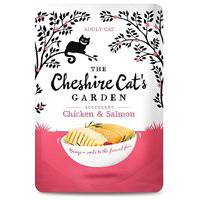 طعام القطط الرطب بنكهة الدجاج والسلمون من تشيشاير كاتس جاردن، 85 غرام، 102832-1