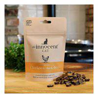 The Innocent Cat Chicken And Duck Slices with Catnip Grain-Free Cat Treats 70g