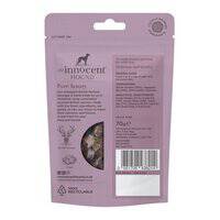The Innocent Hound Sliced Venison with Potato Dog Sausages 70g