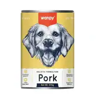 Wanpy Holistic Formulation Pork Canned For Dogs 375g