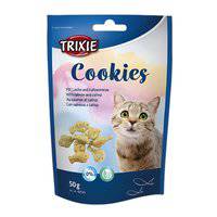 كوكيز تريكسي مع السلمون ونعناع النعناع البري للقطط 50 جرام