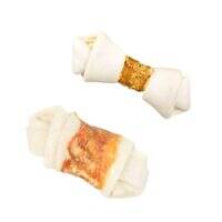 Trixie Denta Fun Knotted Chicken Chewing Bones Dog Chews