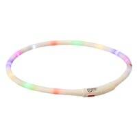 Trixie USB Flash Light Silicone Collar with Multicoulor Lights