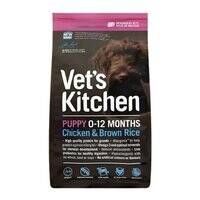 طعام جاف للجراء من فيتس كيتشن، دجاج وأرز بني