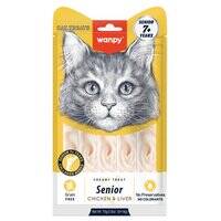 Wanpy Creamy Treat Chicken And Liver For Senior 7+ Cat 5p