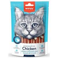 شطائر دجاج ولحم مقدد وسمك القد من وانبي للقطط