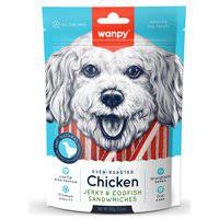 شطائر وانبي بالدجاج المجفف وسمك القد للكلاب