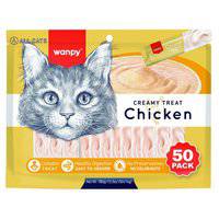 Wanpy Creamy Lickable Cat Treats - Chicken (50P)