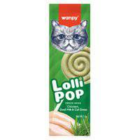 Wanpy Lollipop Freeze Dried Chicken Goat Milk And Cat Grass For Cat