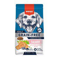 Wanpy Grain Free Complete Food Salmon With Oven Baked Bites For Adult Dog